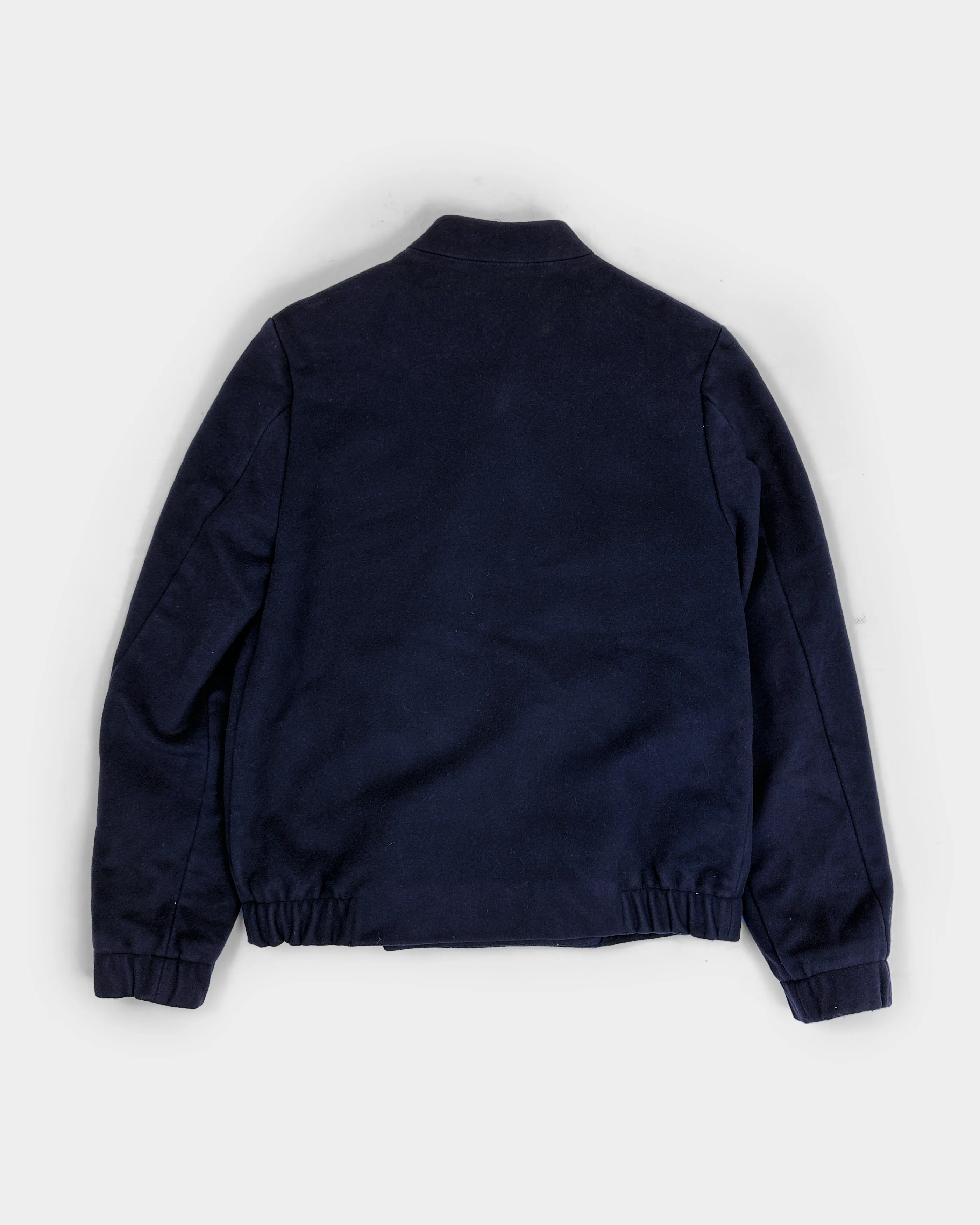 Kenzo Navy Blue Wool   Cashmere Splited Jacket 2000's