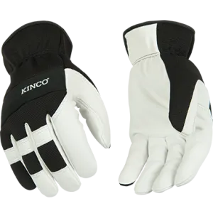 Kinco 103 Pro Series Mechanics Unlined Pearl Premium Goatskin and Synthetic Hybrid Drivers Gloves (One Dozen)