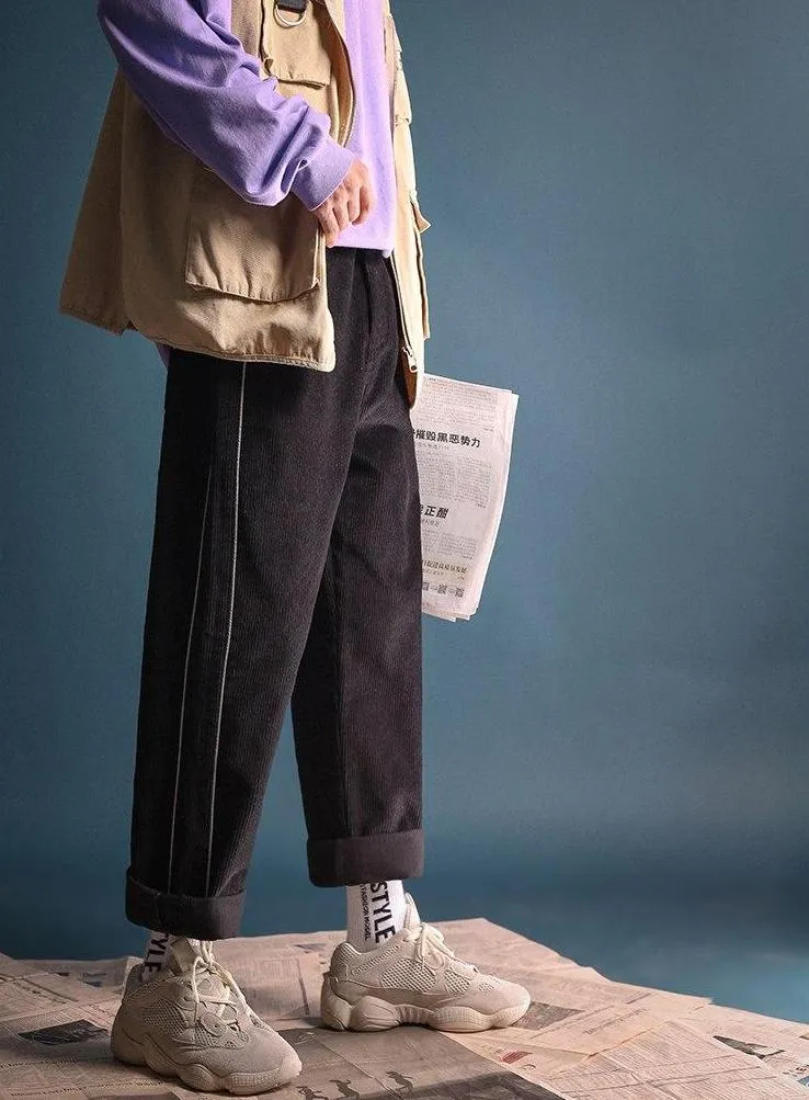 [Korean Style] Jack Corduroy Straight Pants