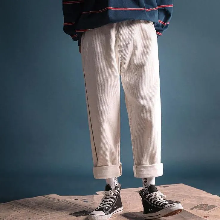 [Korean Style] Jack Corduroy Straight Pants