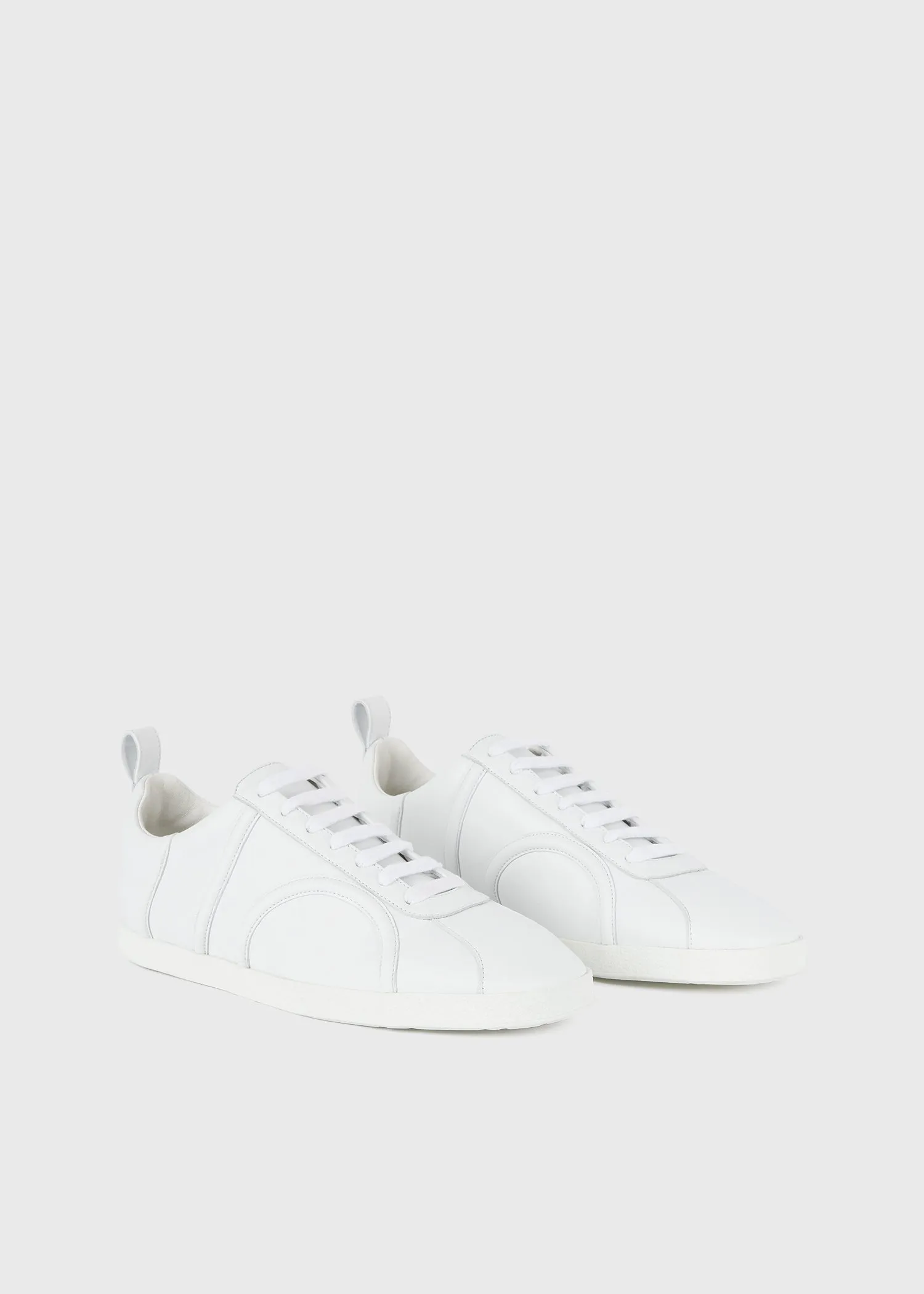 Leather sneakers white