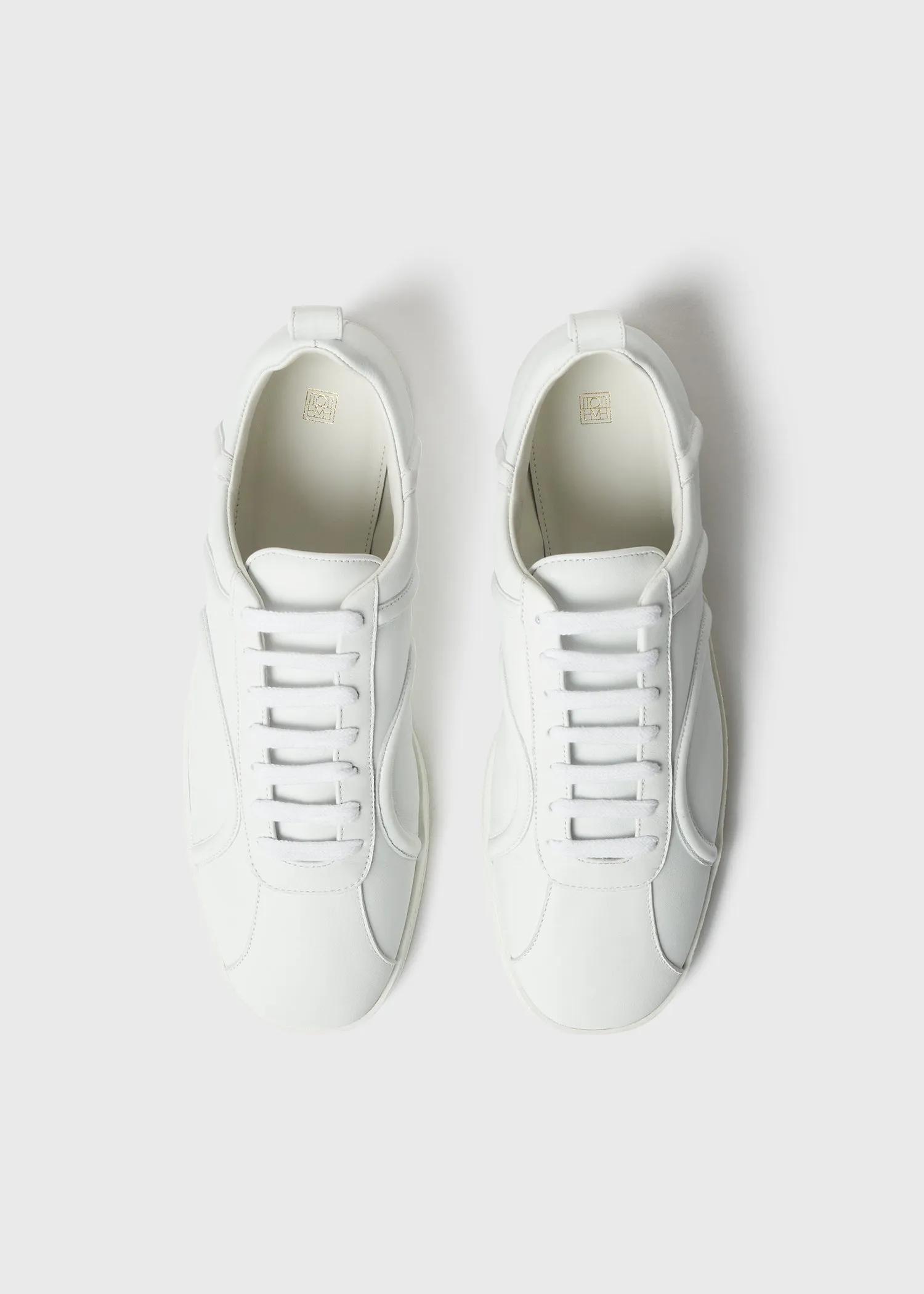 Leather sneakers white