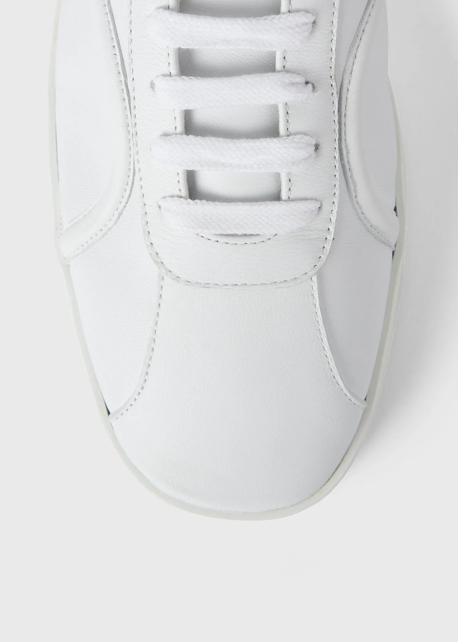 Leather sneakers white