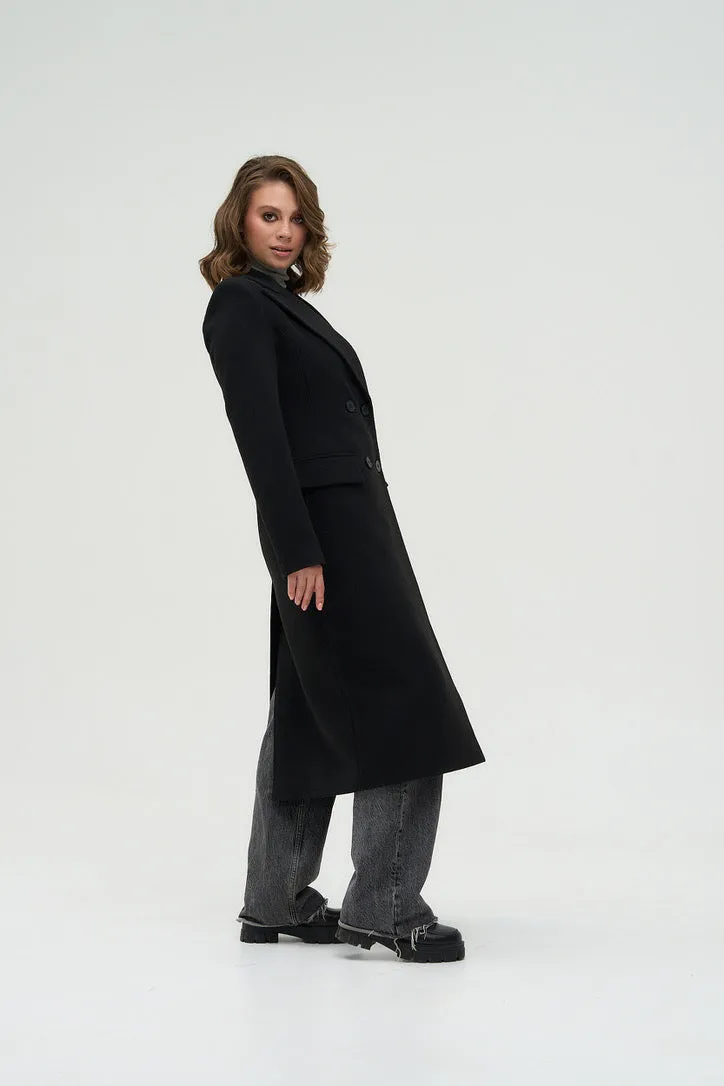 Lindstrom Tailored Wool Blend Overcoat