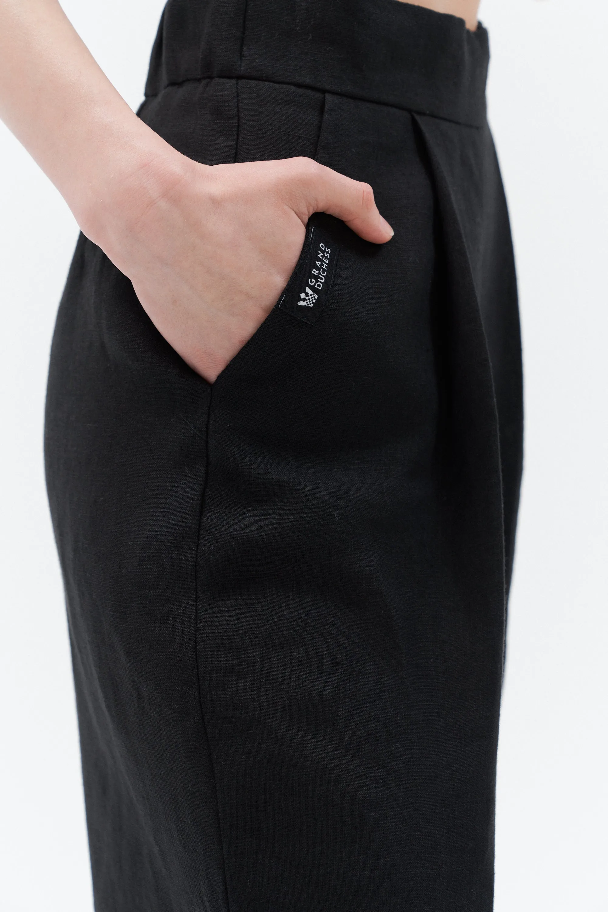 Linen pants “Independence” (Black)