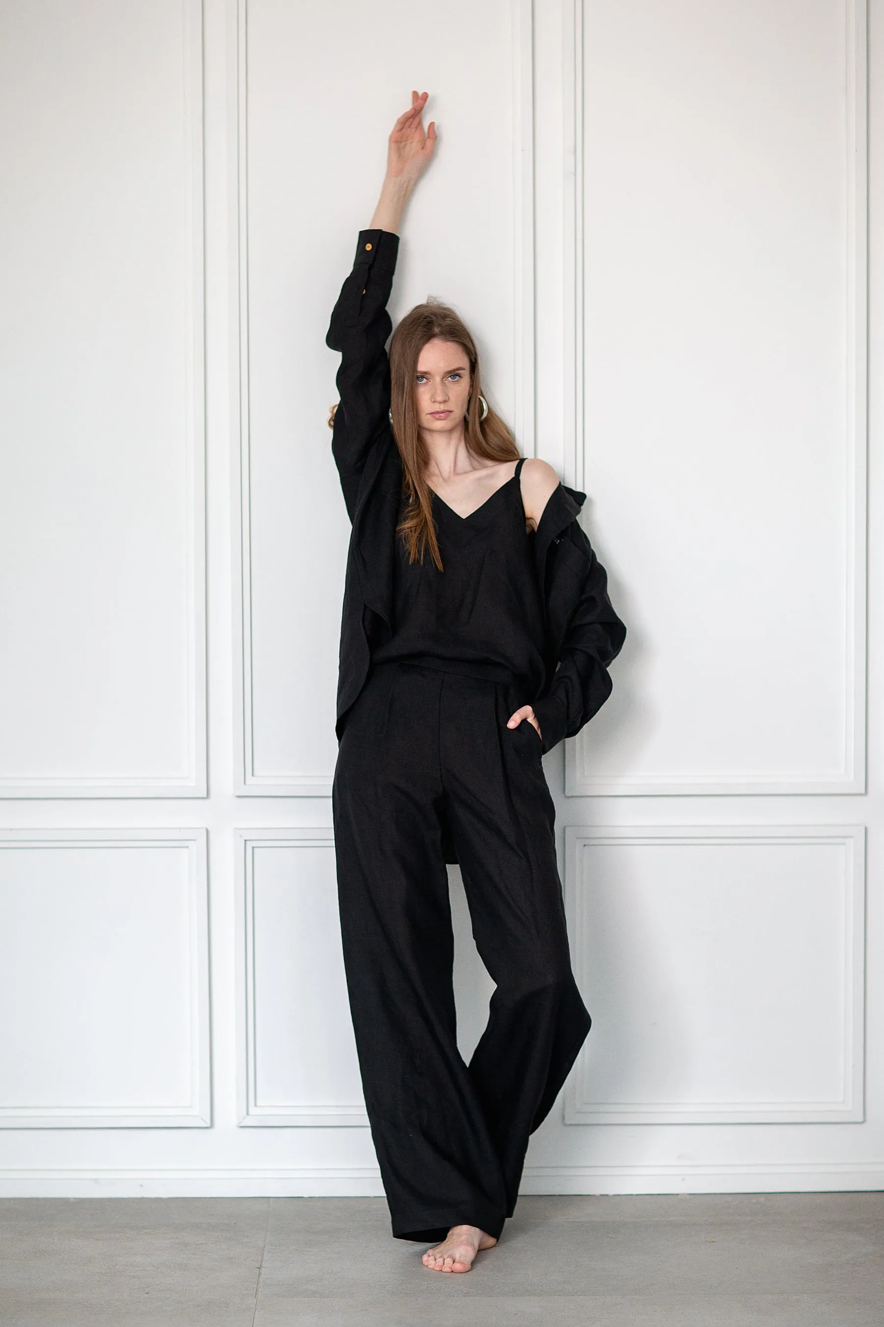 Linen pants “Independence” (Black)