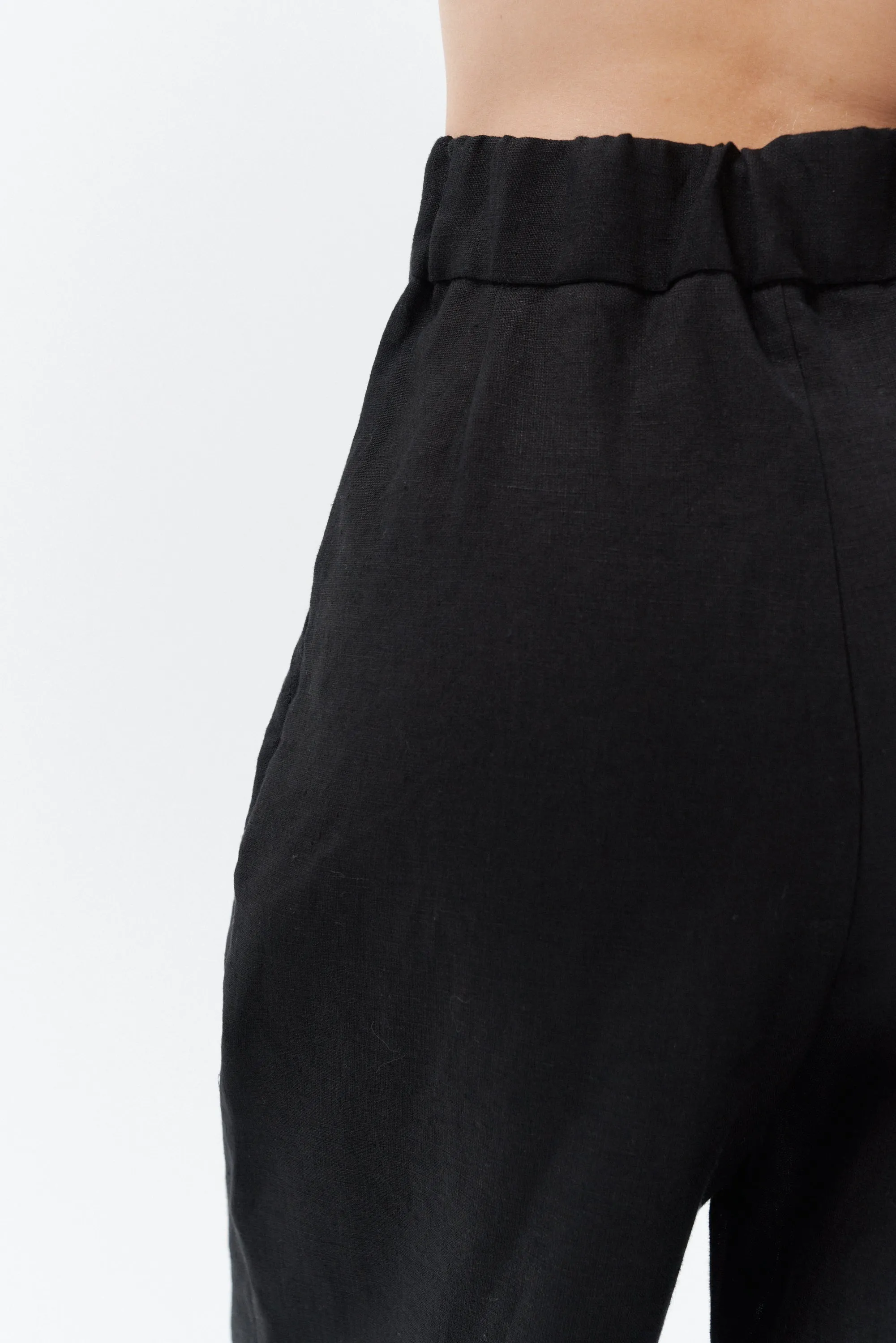 Linen pants “Independence” (Black)