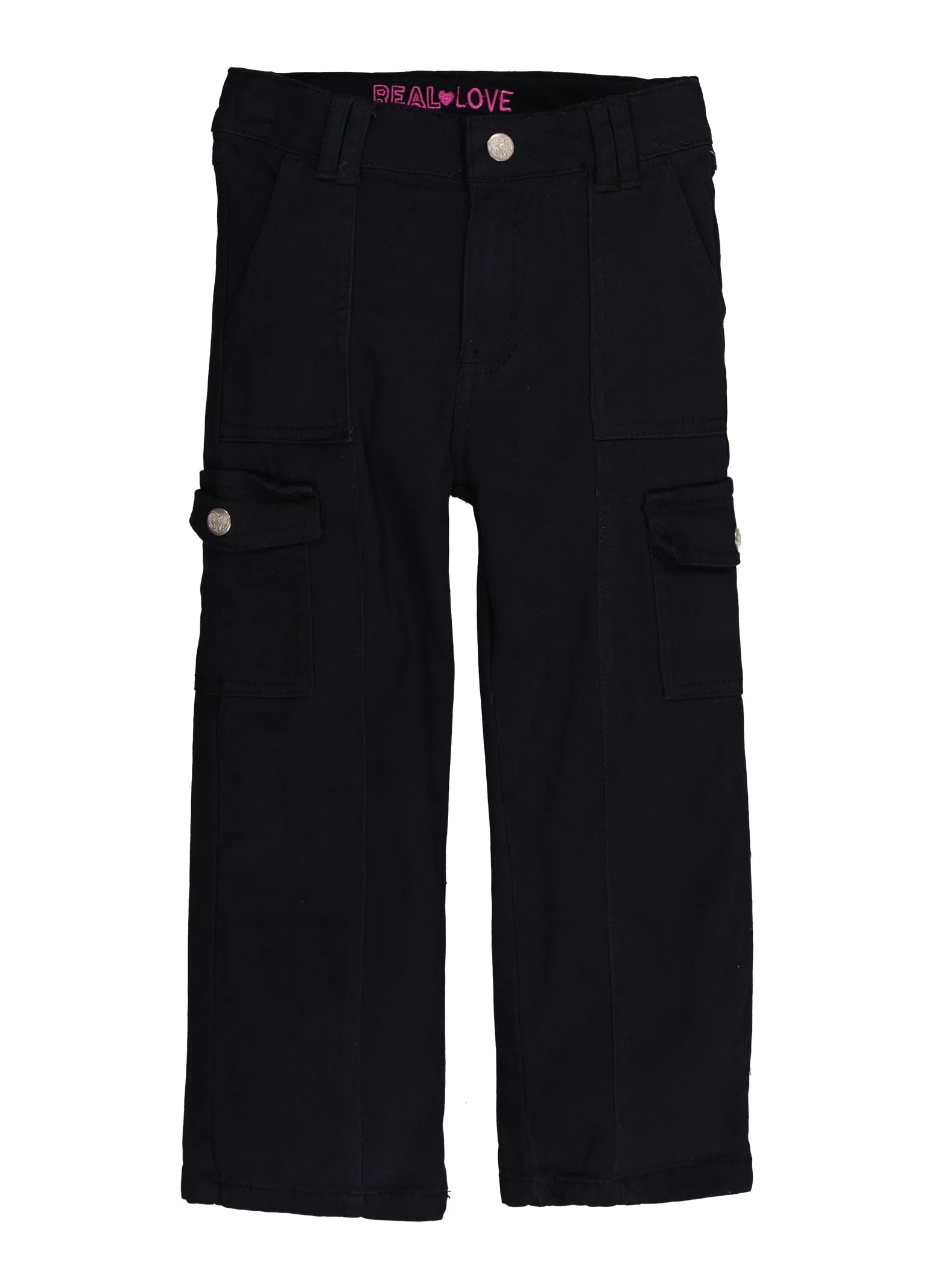 Little Girls Twill Cargo Pants