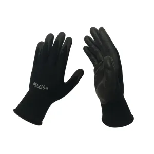 Martha Stewart MTS-GLVNP-BK-S Garden Gloves Three Pair Pack (Small, Black)