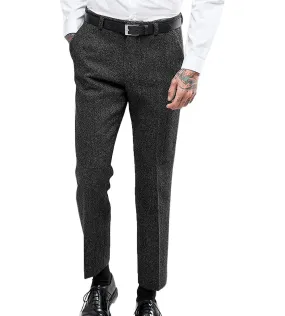 Men's Herringbone Tweed Trousers