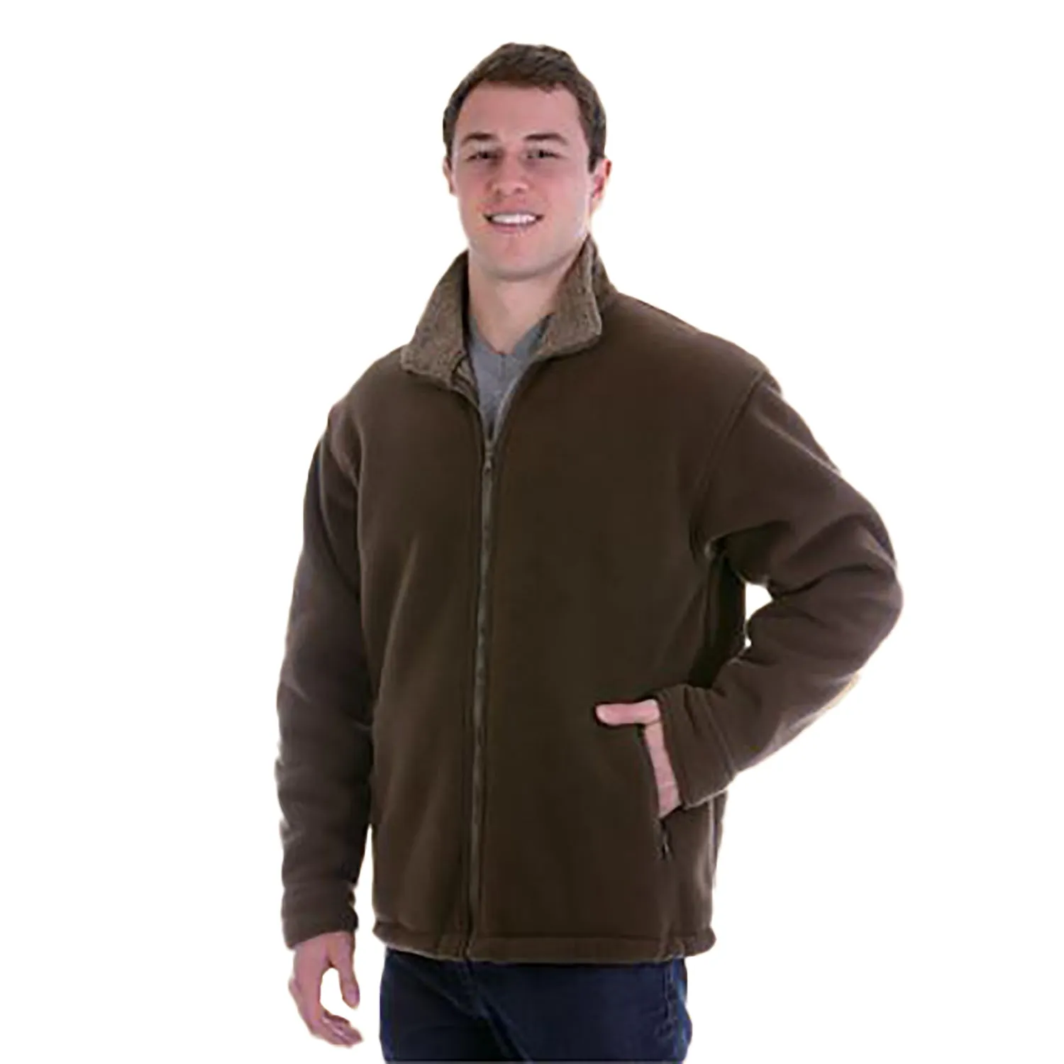 Men's Sherpa Lined Polar Fleece Jacket M1015