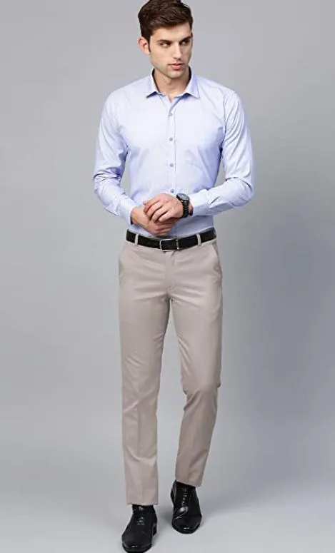 Men's Slim Fit Formal Trousers