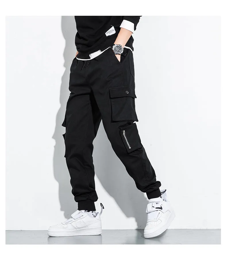 Men's Straight Thin Cargo Pants