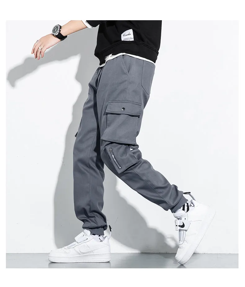 Men's Straight Thin Cargo Pants