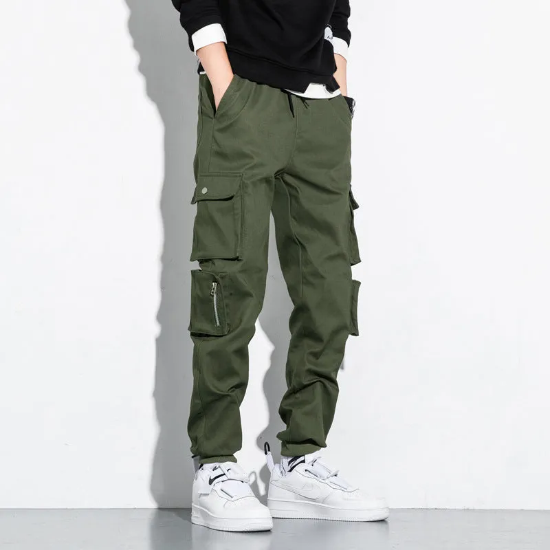 Men's Straight Thin Cargo Pants