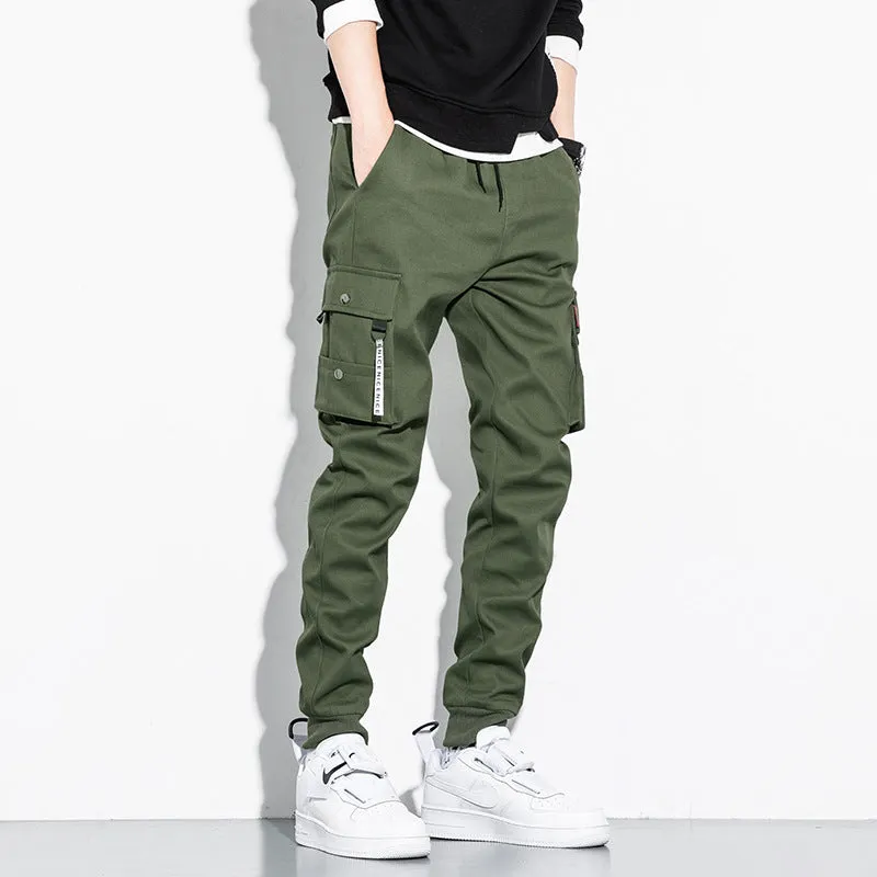 Men's Straight Thin Cargo Pants