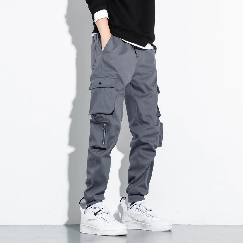 Men's Straight Thin Cargo Pants