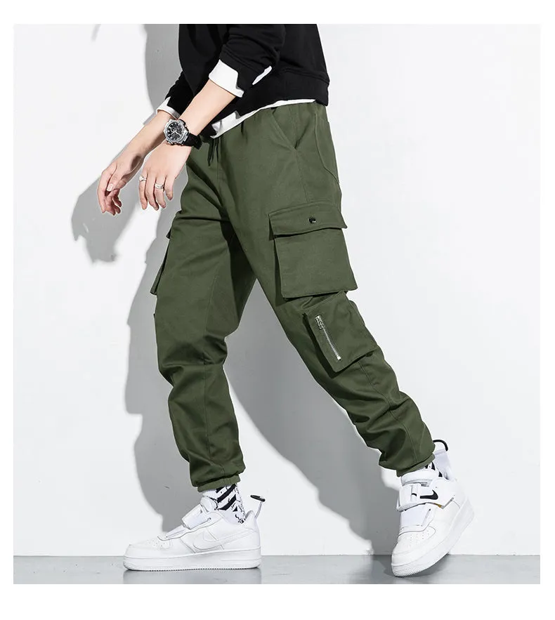 Men's Straight Thin Cargo Pants