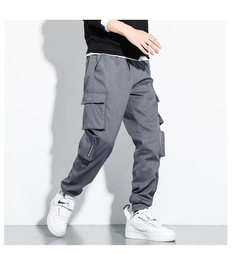 Men's Straight Thin Cargo Pants