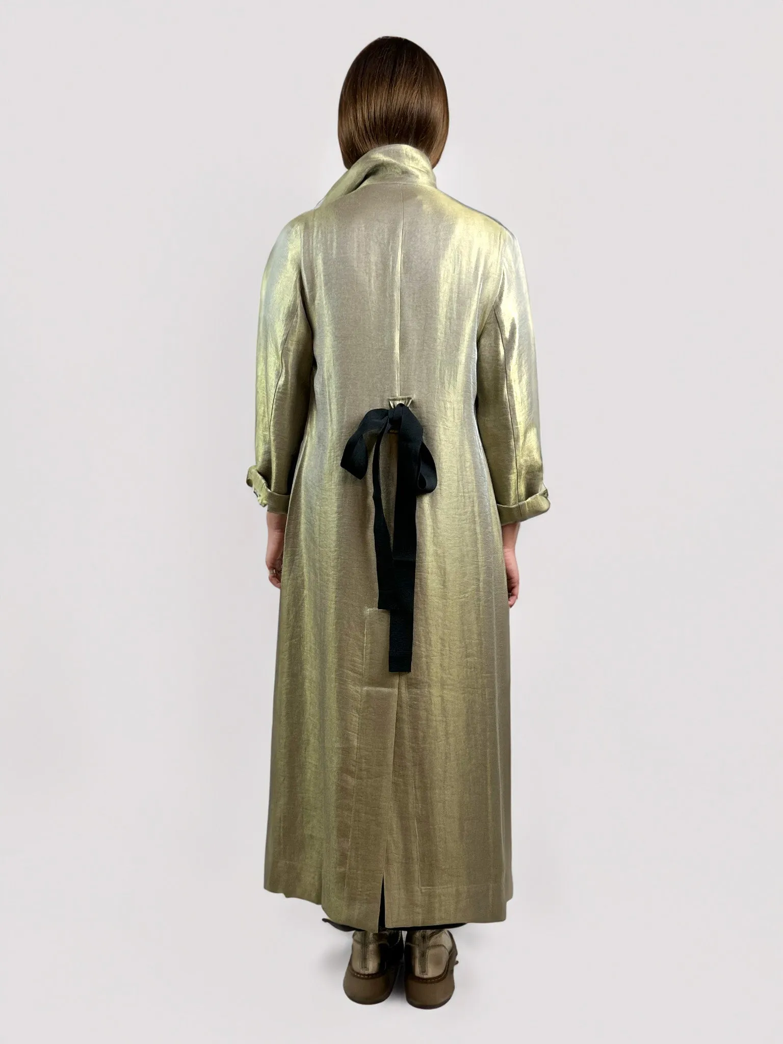 Metallic Longline Coat