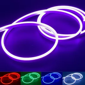 Mini RGB Neon Flex 6x12mm 12V IP65 Waterproof 5cm cut 5m Kit