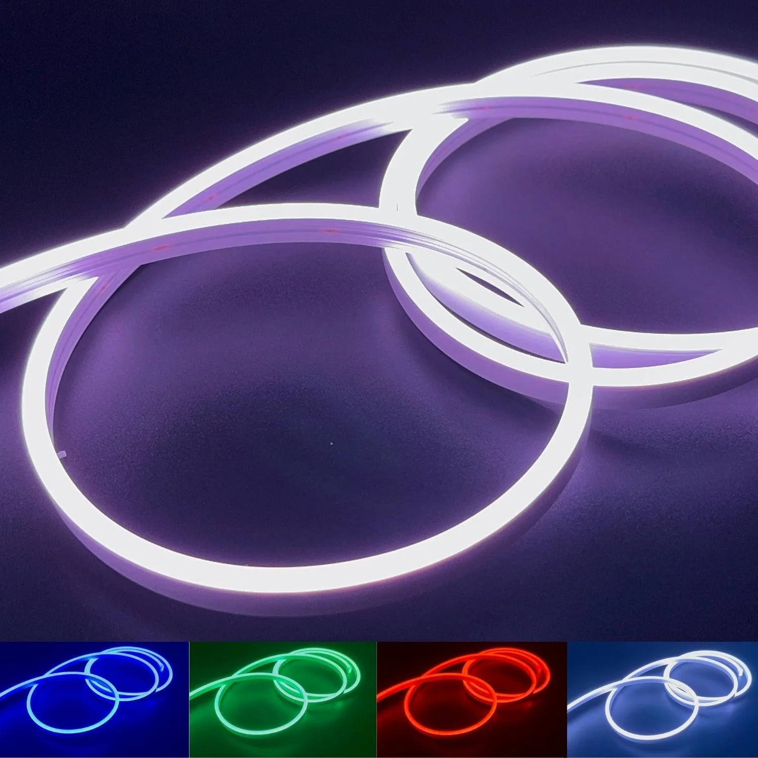 Mini RGB Neon Flex 6x12mm 12V IP65 Waterproof 5cm Cut