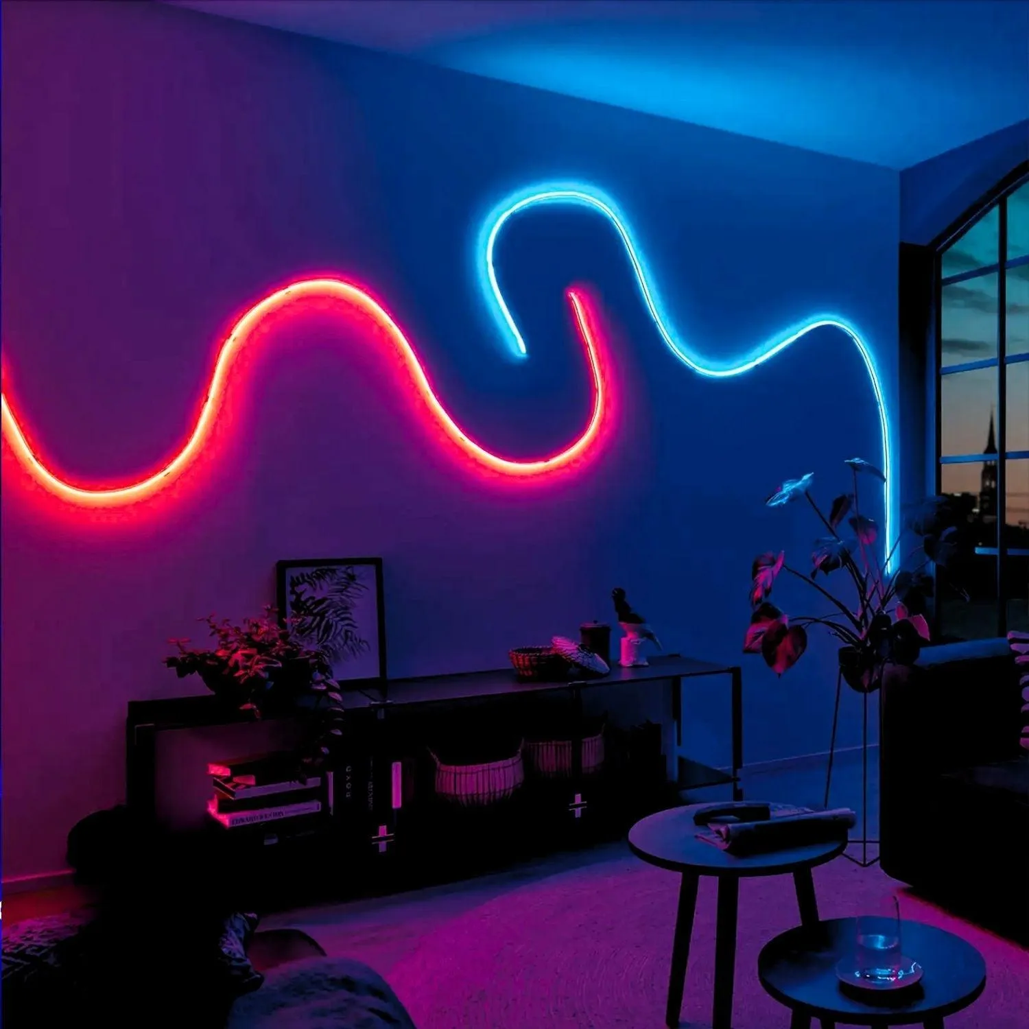 Mini RGB Neon Flex 6x12mm 24V IP65 Waterproof 5cm cut 10 Metre Kit