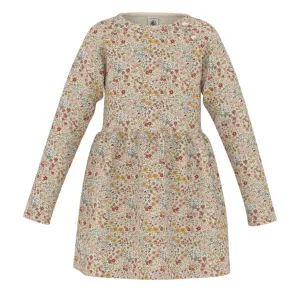 Multicolor Long Sleeve Floral Dress