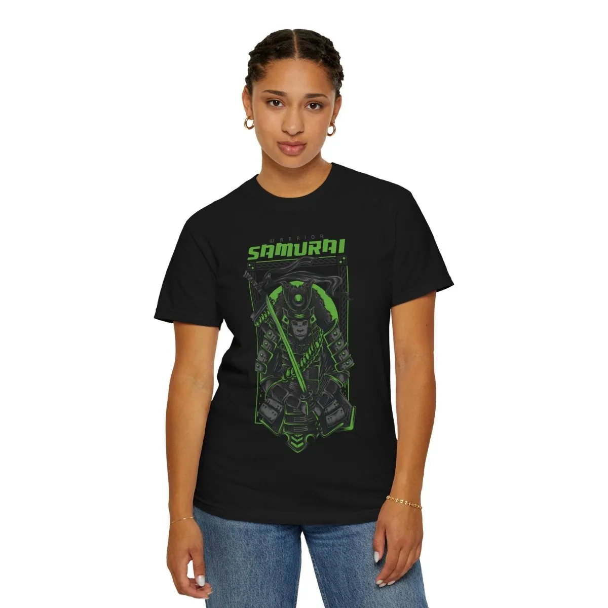 Neon Samurai Techwear Tee