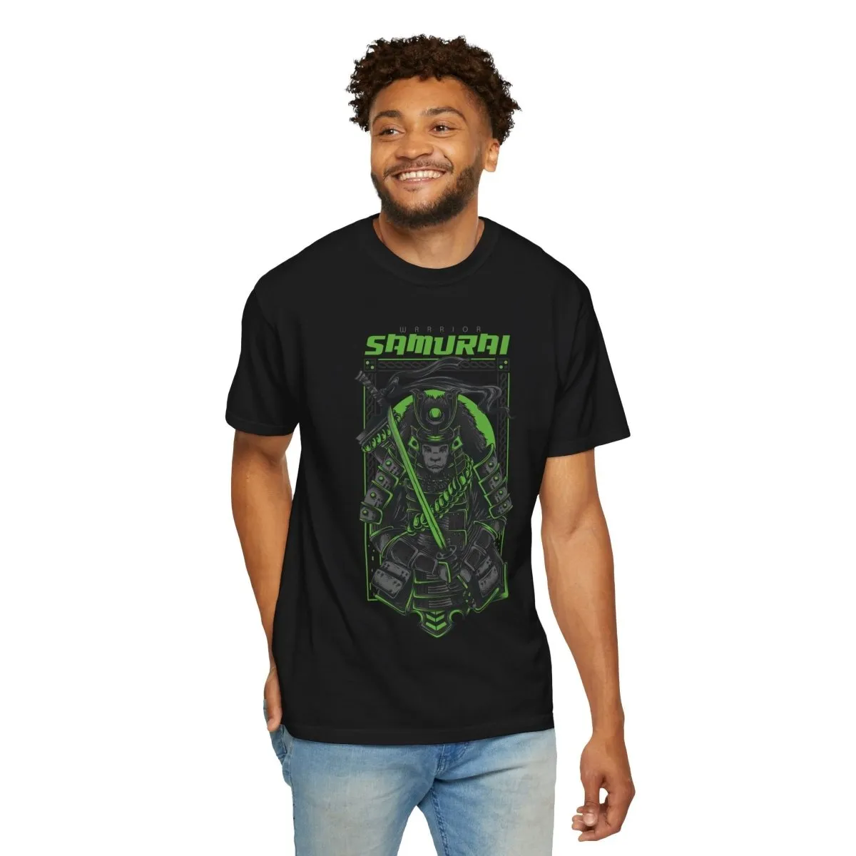 Neon Samurai Techwear Tee