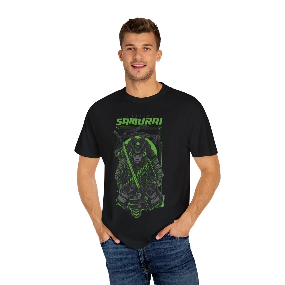 Neon Samurai Techwear Tee