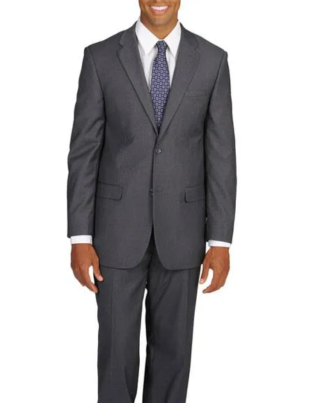 New Caravelli Grey 2 Piece Regular Fit Suit