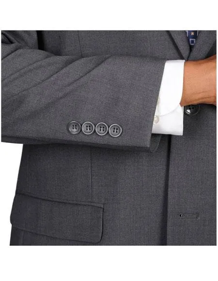 New Caravelli Grey 2 Piece Regular Fit Suit