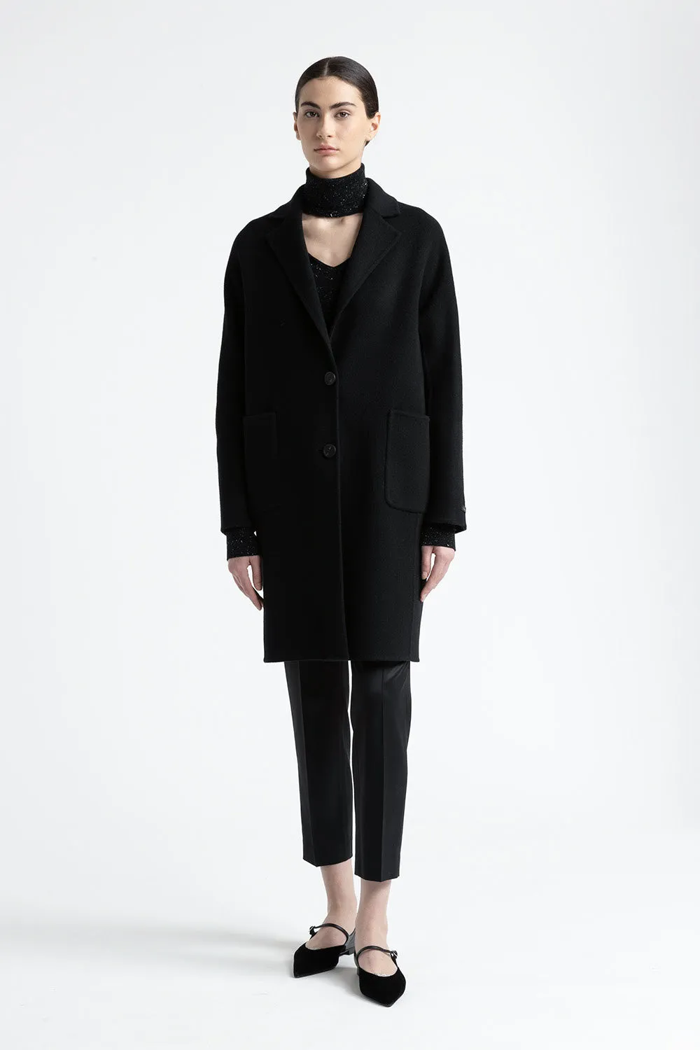 New wool and cashmere coat