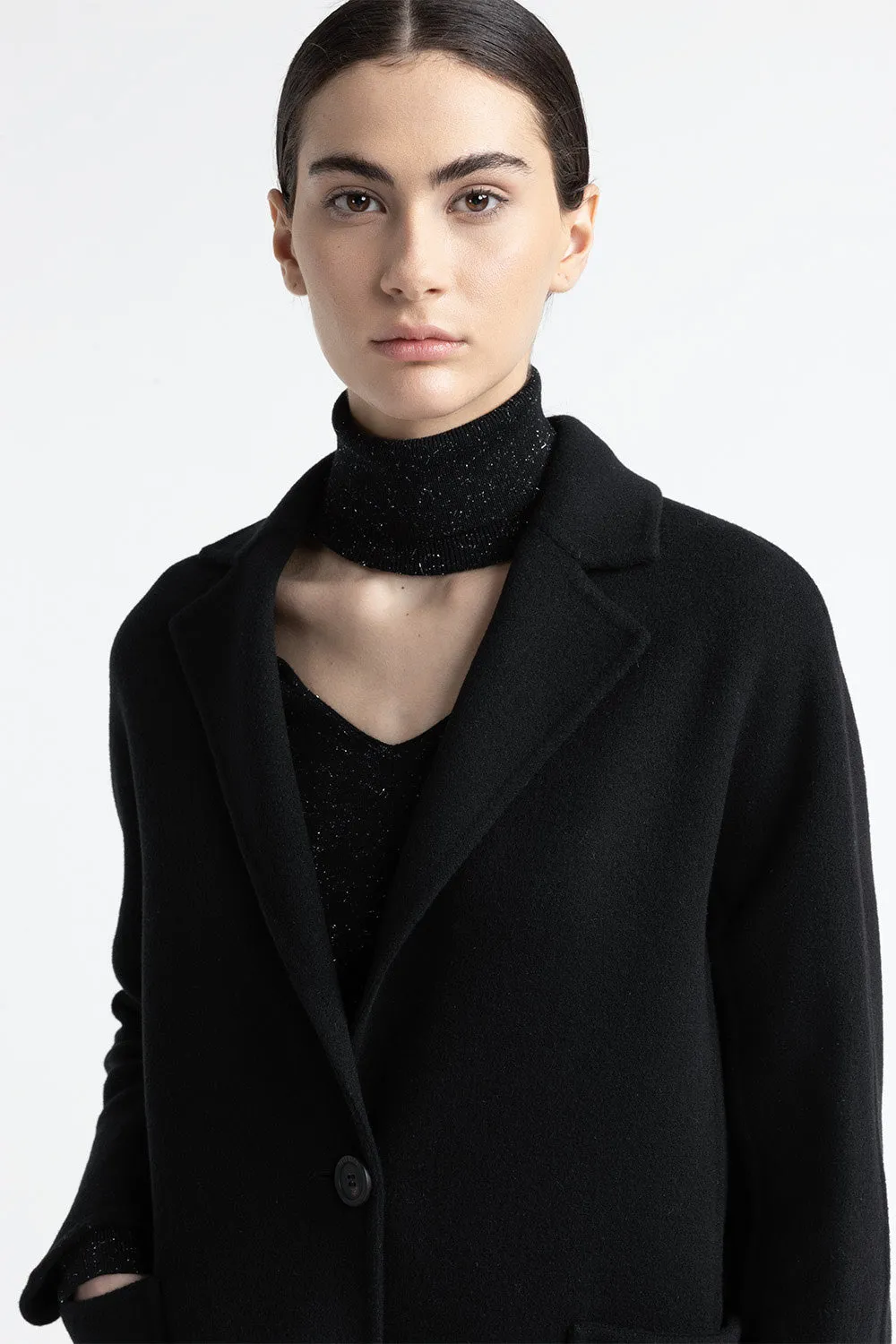 New wool and cashmere coat