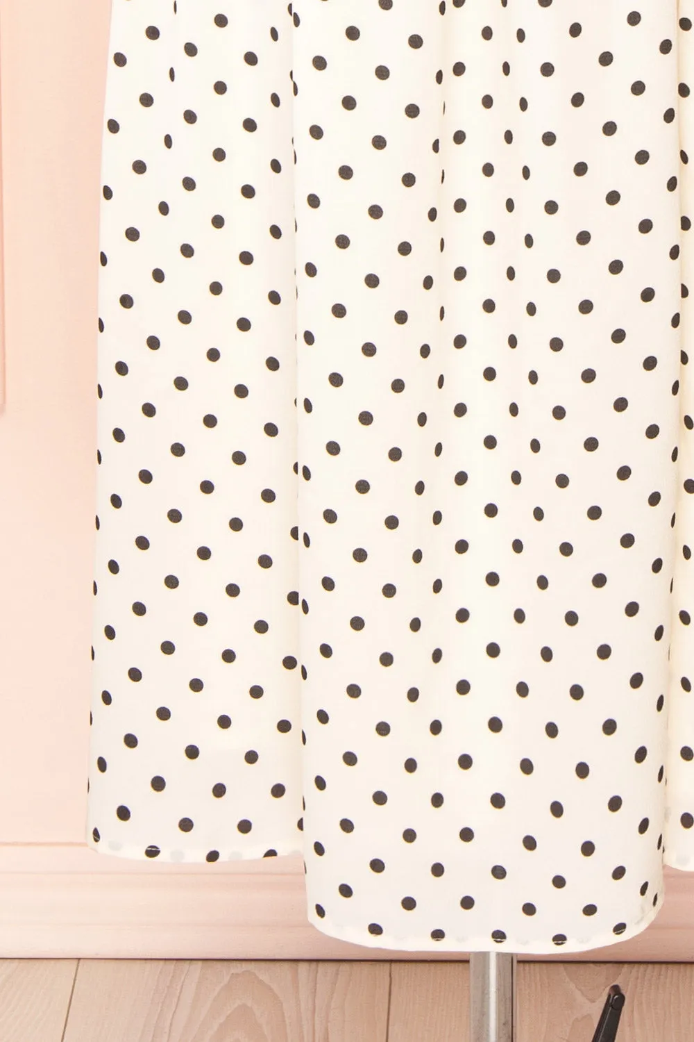 Nordis | Belted Polka-Dot Midi Dress