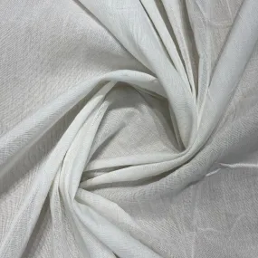 Off White 30x30HT/68x46-63" Dyeable Rayon Crepe Ecoliva Fabric