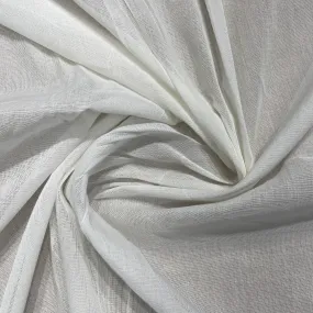 Off White 30x30HT/68x46-63" Dyeable Rayon Crepe Fabric