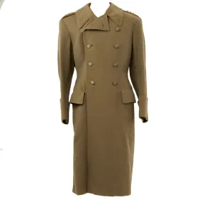 Original Swedish WWII Winter Overcoat for Lieutenant General Lundkuist of the Royal Guards