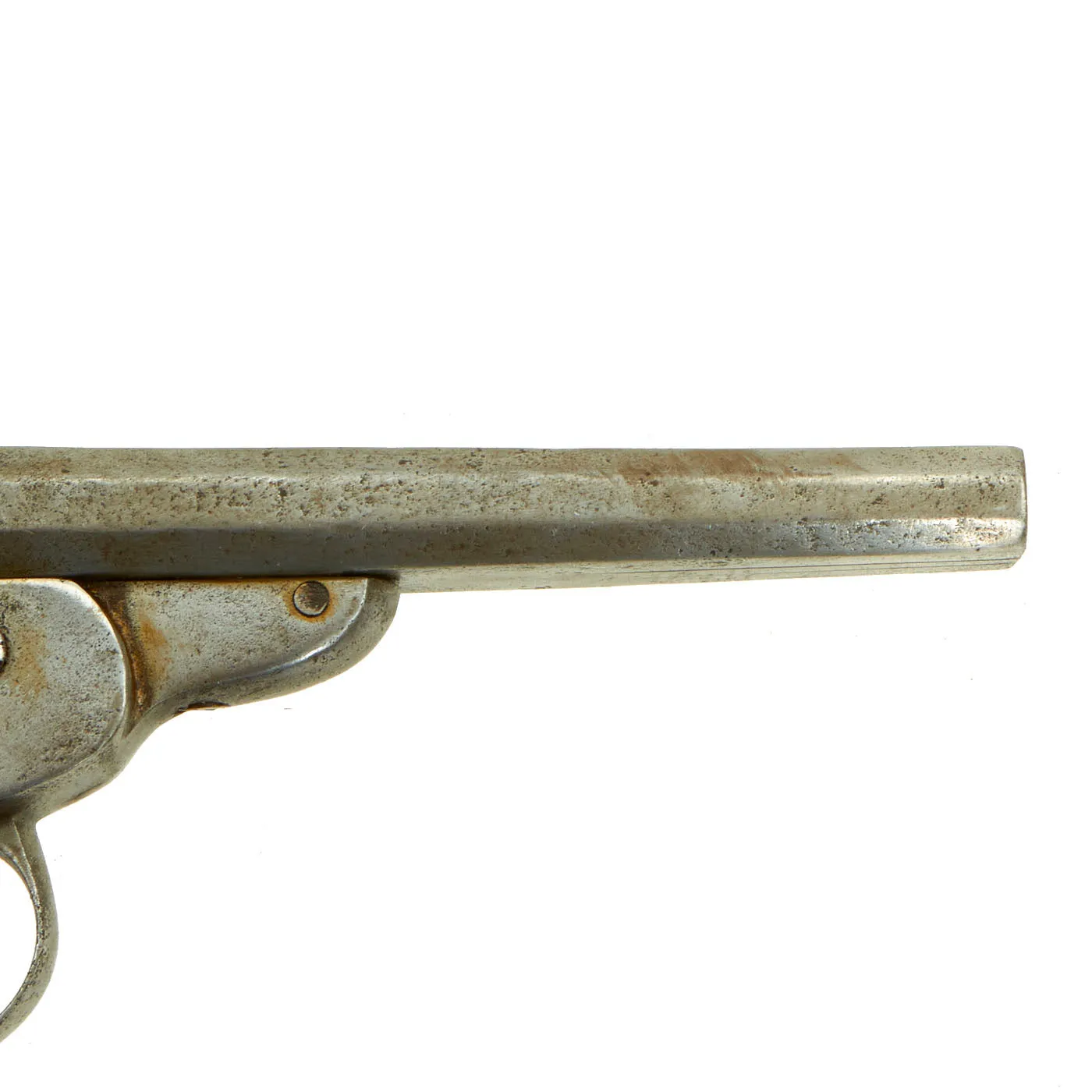 Original Victorian Continental Style Double Barrel 11mm Rolling Block Pistol - circa 1880