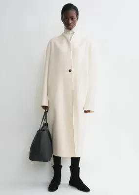 Overlay doublé coat winter white