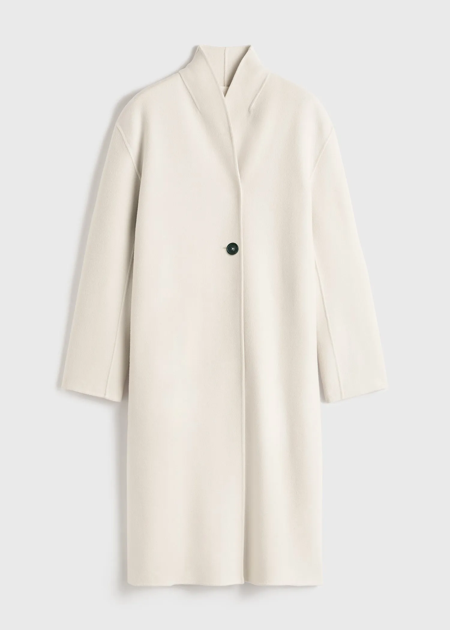 Overlay doublé coat winter white