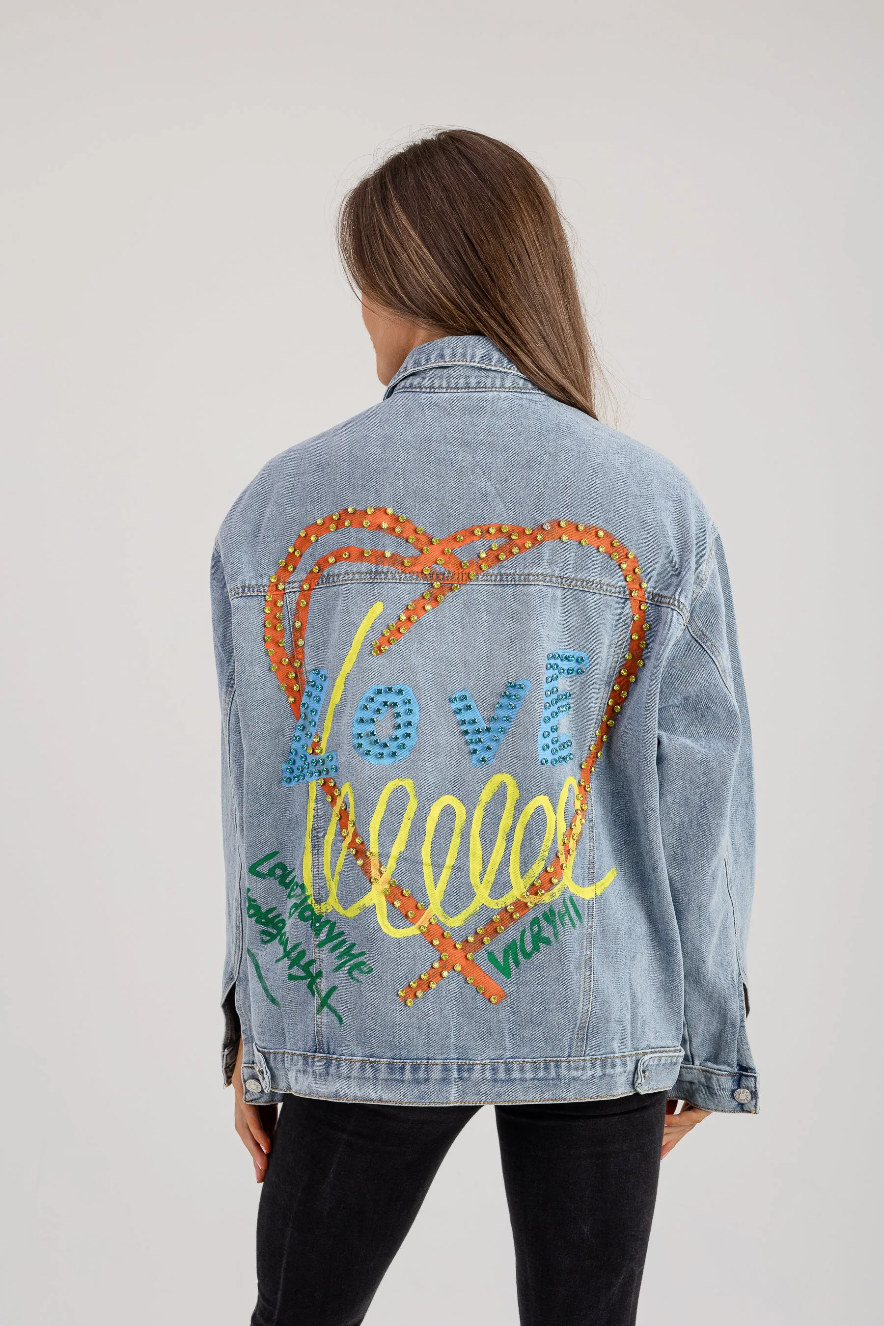 Paige embellished denim jacket