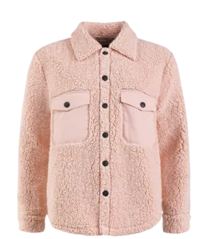 Pelle P - W Sherpa Overshirt Light Pink