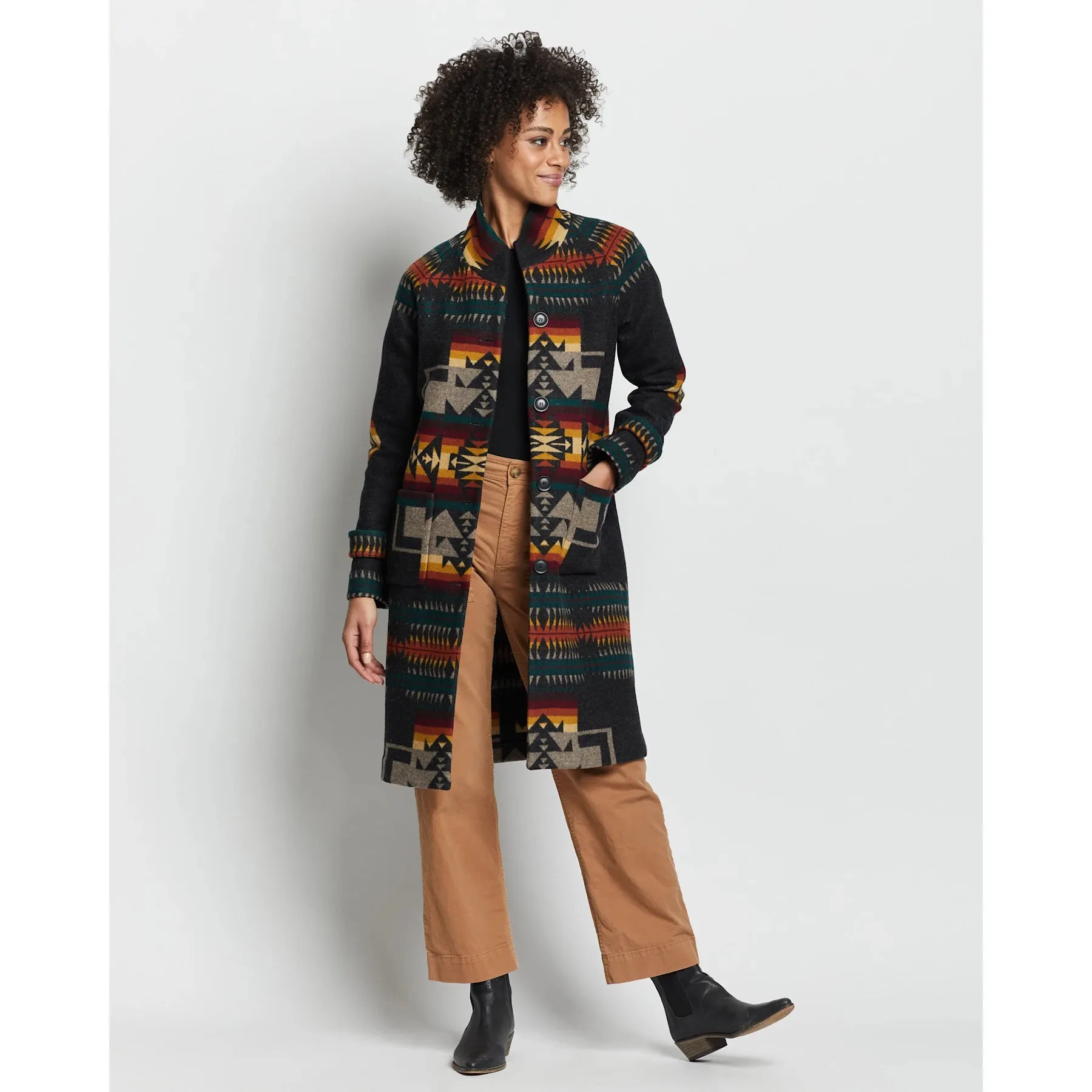 Pendleton's Women's Harding Archive Blanket Coat