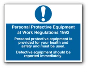 Personal Protective Equipment at Work Regulations 1992