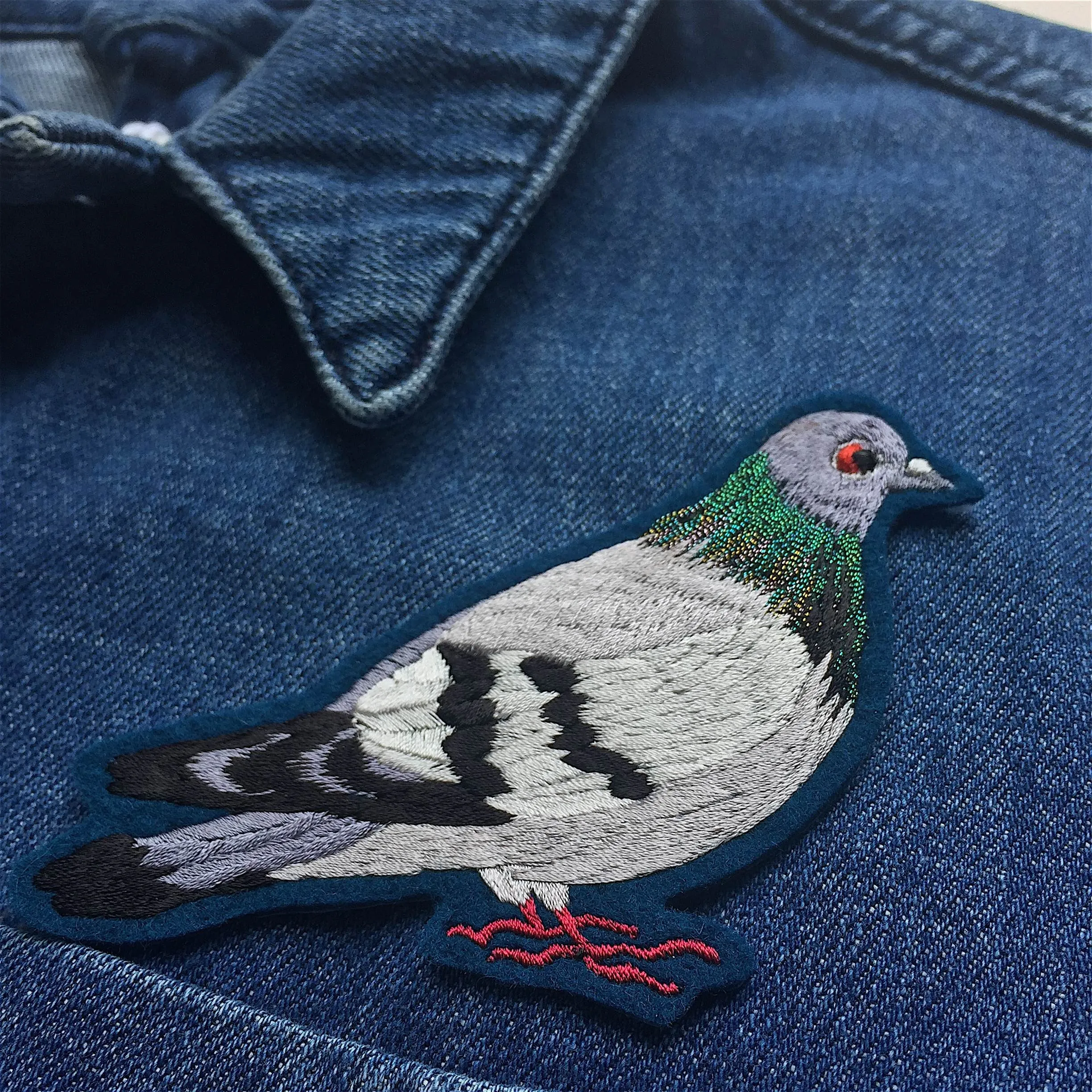 Pigeon Embroidered Patch