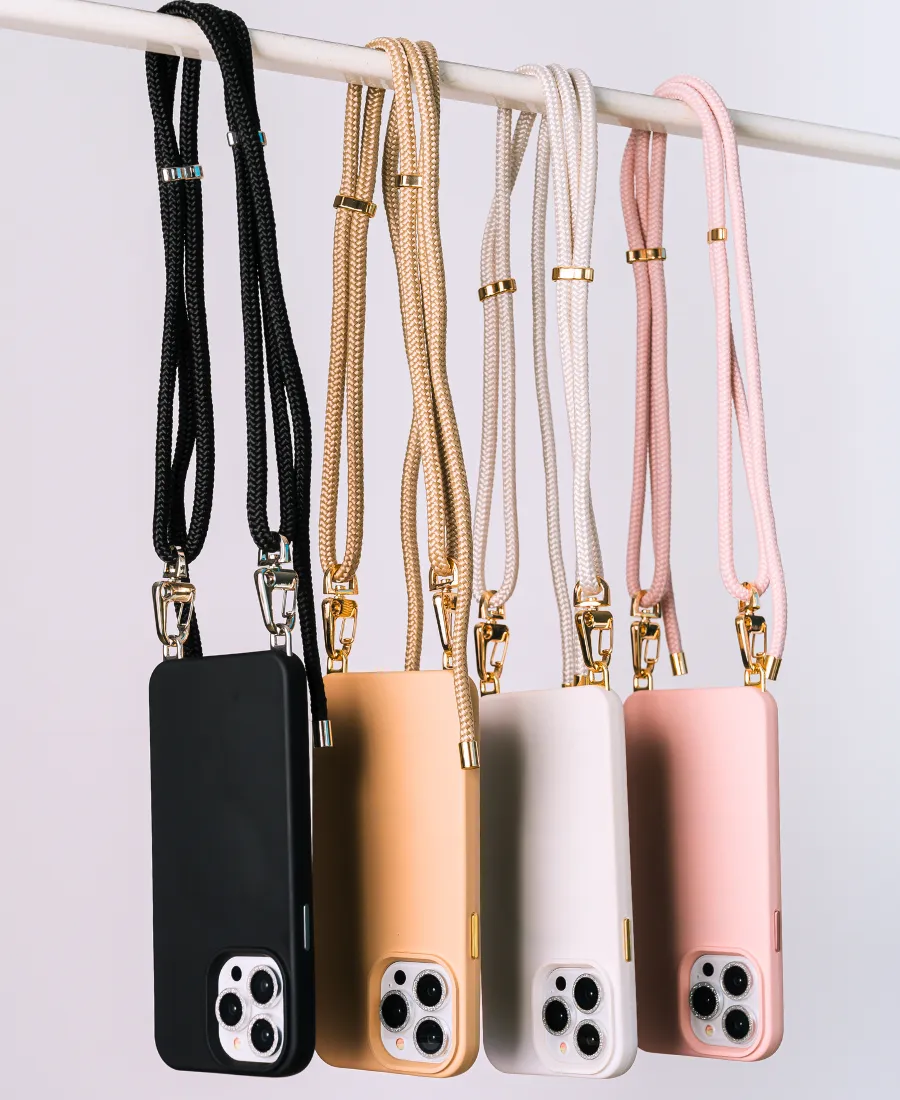 Pink MagSafe Crossbody Case Set