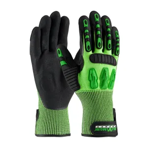 PIP 120-5130 Maximum Safety TuffMax3 Seamless Knit HPPE Blend with Nitrile Grip and TPR Impact Protection Safety Glove (One Dozen)