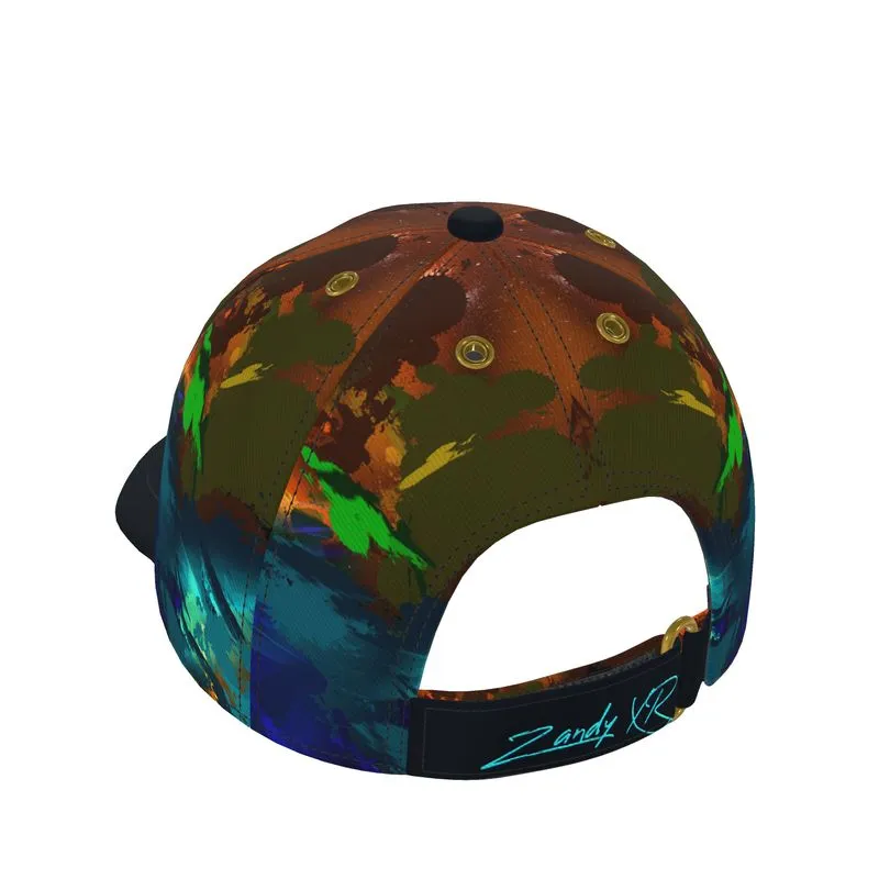 "Subtle Rainbow Color Explosion" Baseballl Cap